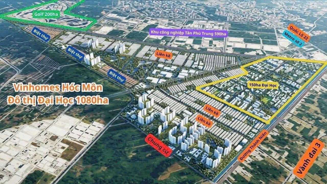 Quy hoạch không gian các khu vực lưu trú tại Vinhomes Hóc Môn