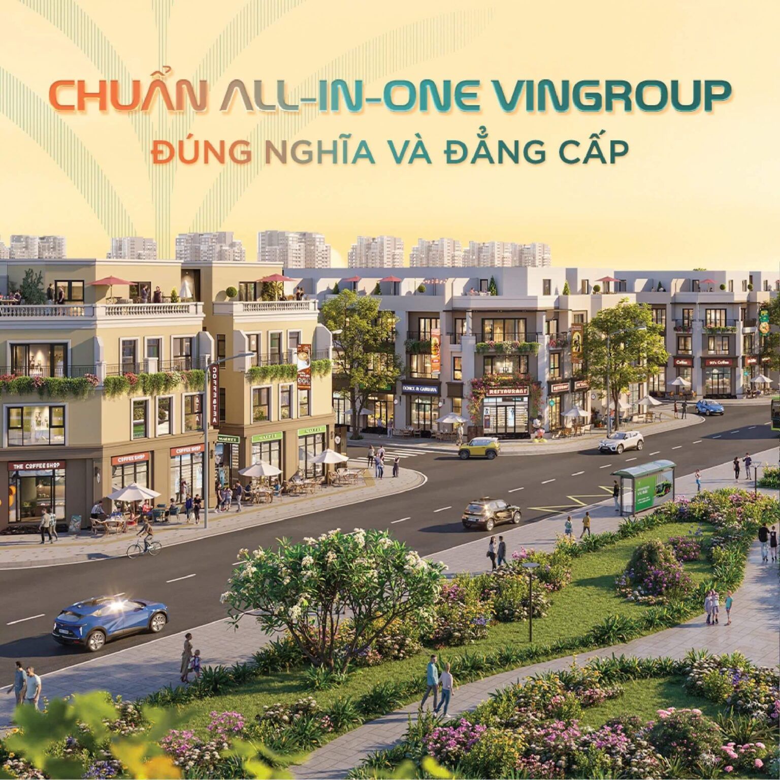 tiện ích all in one tại VInhomes Saigon Park hóc môn