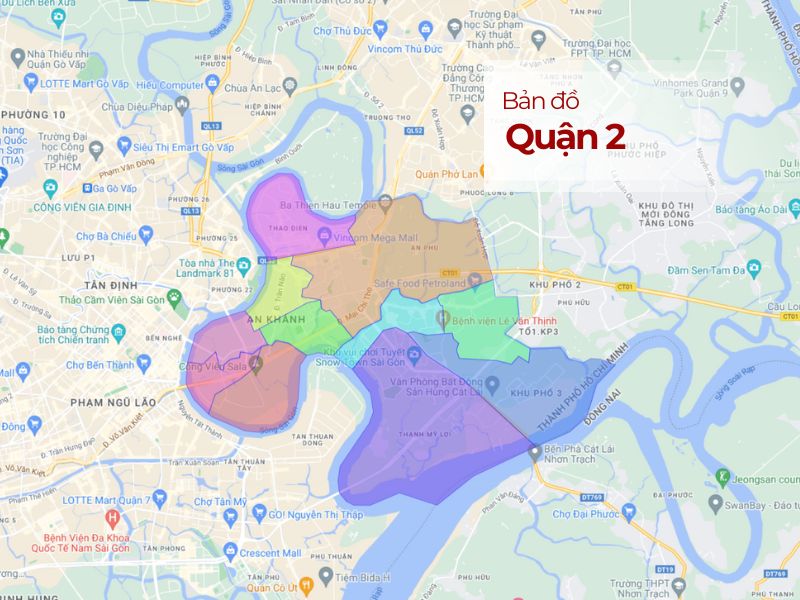  BĐS Quận 2 - Vị trí, Tiện ích, Giá tốt