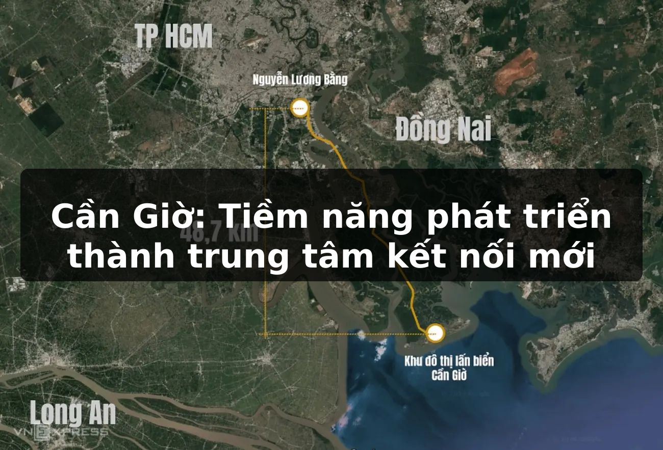 Cần Giờ: Tiềm năng phát triển thành trung tâm kết nối mới