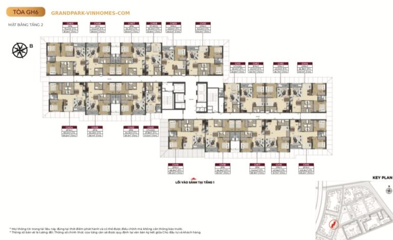  Căn hộ 2PN, 70m2 Glory Heights, Quận 2 - View sông, thoáng đãng