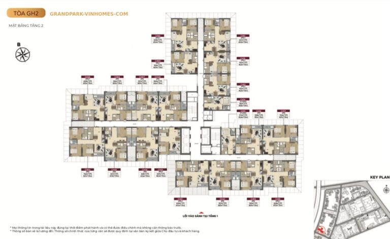  Căn hộ 2PN Glory Heights - Thiết kế thông thoáng, Tiện ích đầy đủ