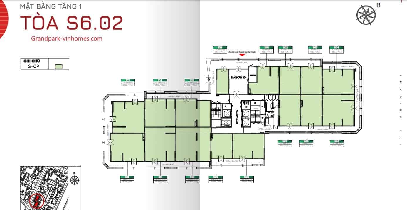  Căn hộ 2PN Tòa S602 - Gần Công viên, Trường học