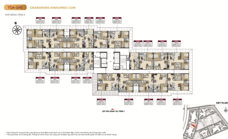  Căn hộ Glory Heights GH5 - Nam Từ Liêm, 70-90m2