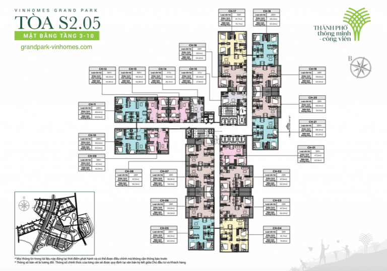  Căn hộ S2.05 Vinhomes Grand Park - View đẹp, An ninh tốt