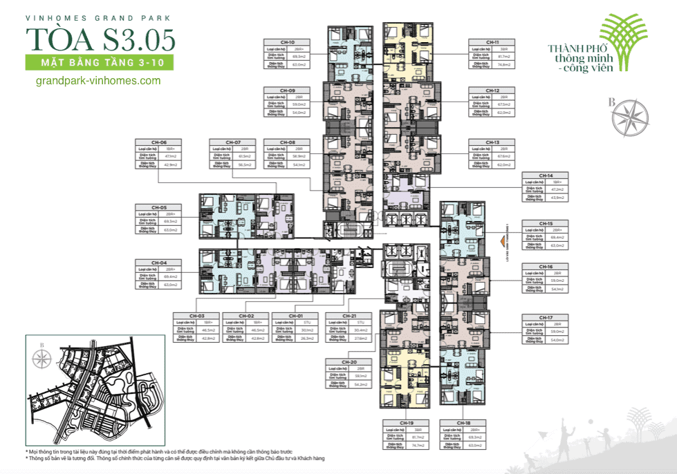  Căn hộ S3.05 Vinhomes Grand Park - Tiện ích đầy đủ