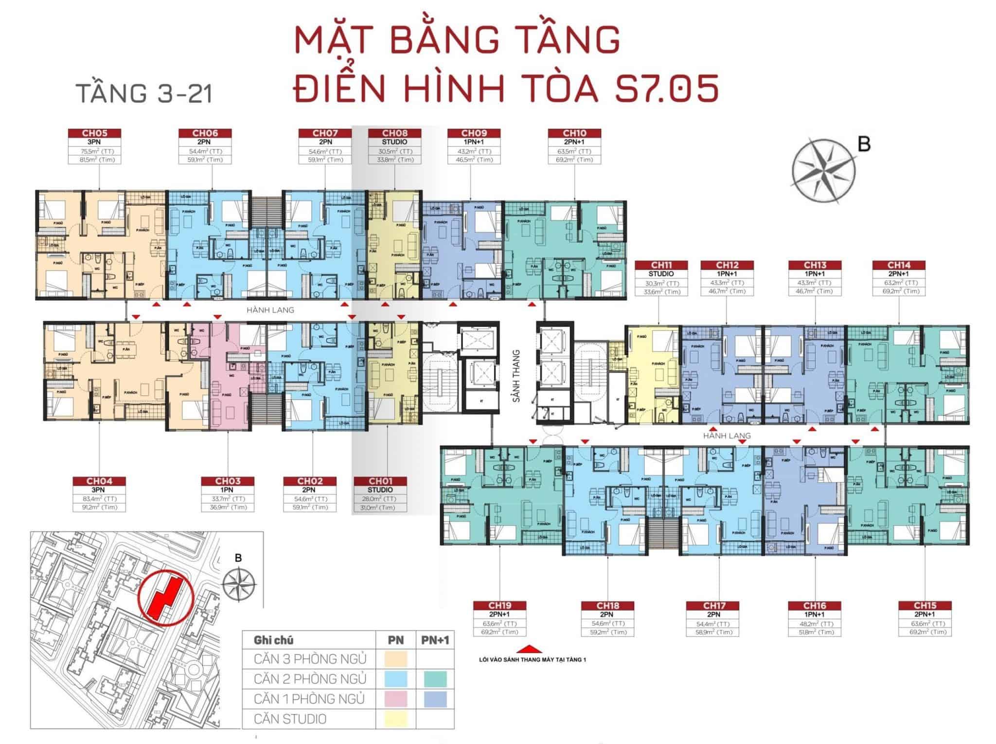  Căn hộ S7 Origami Vinhomes Grand Park - View đẹp, Tiện ích đầy đủ