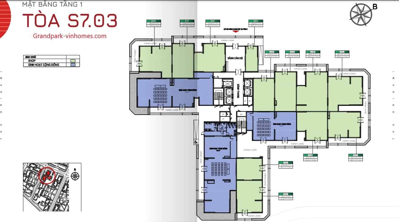  Căn hộ S702 Vinhomes Grand Park - Thiết kế thông minh