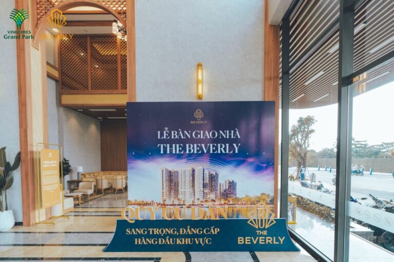  Căn hộ The Beverly - Bàn giao, Đầy đủ tiện ích