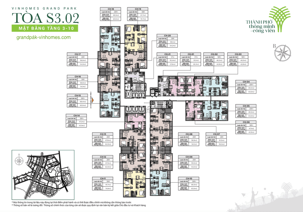  Căn hộ Vinhomes Grand Park - Tòa S3.02 | Giá tốt