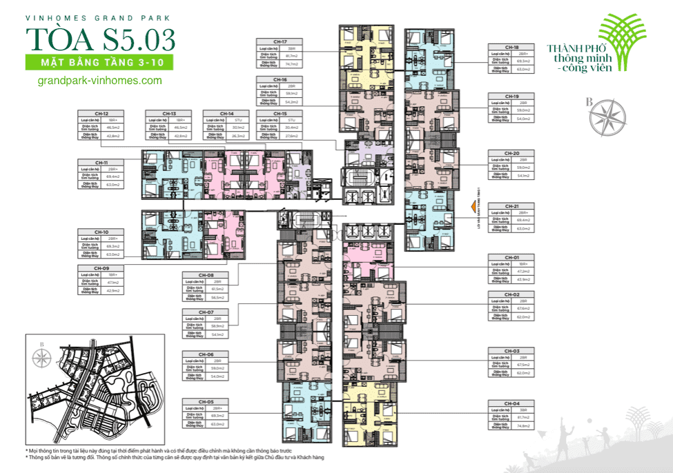  Căn hộ Vinhomes Grand Park - Tòa S5.03 | View đẹp, Tiện ích đầy đủ