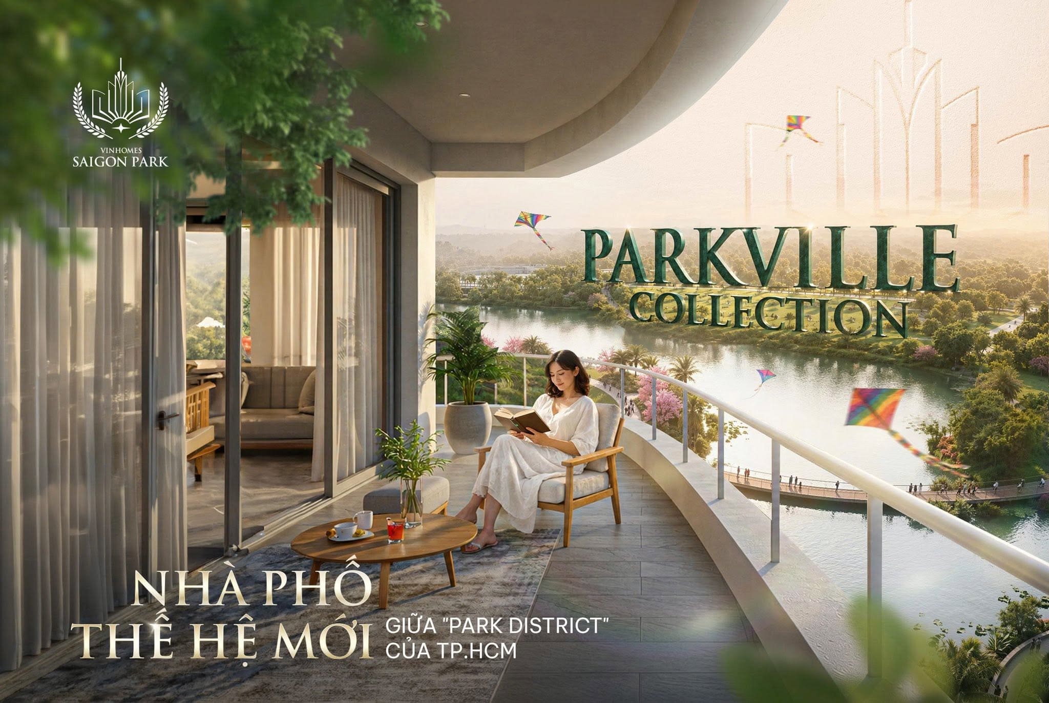 Nhà phố Parkville Collection Vinhomes Hóc Môn