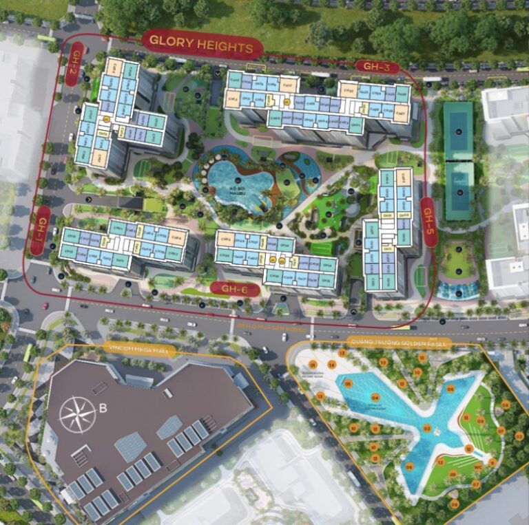  Shophouse Glory Heights - Vị trí tốt, Kinh doanh/Ở
