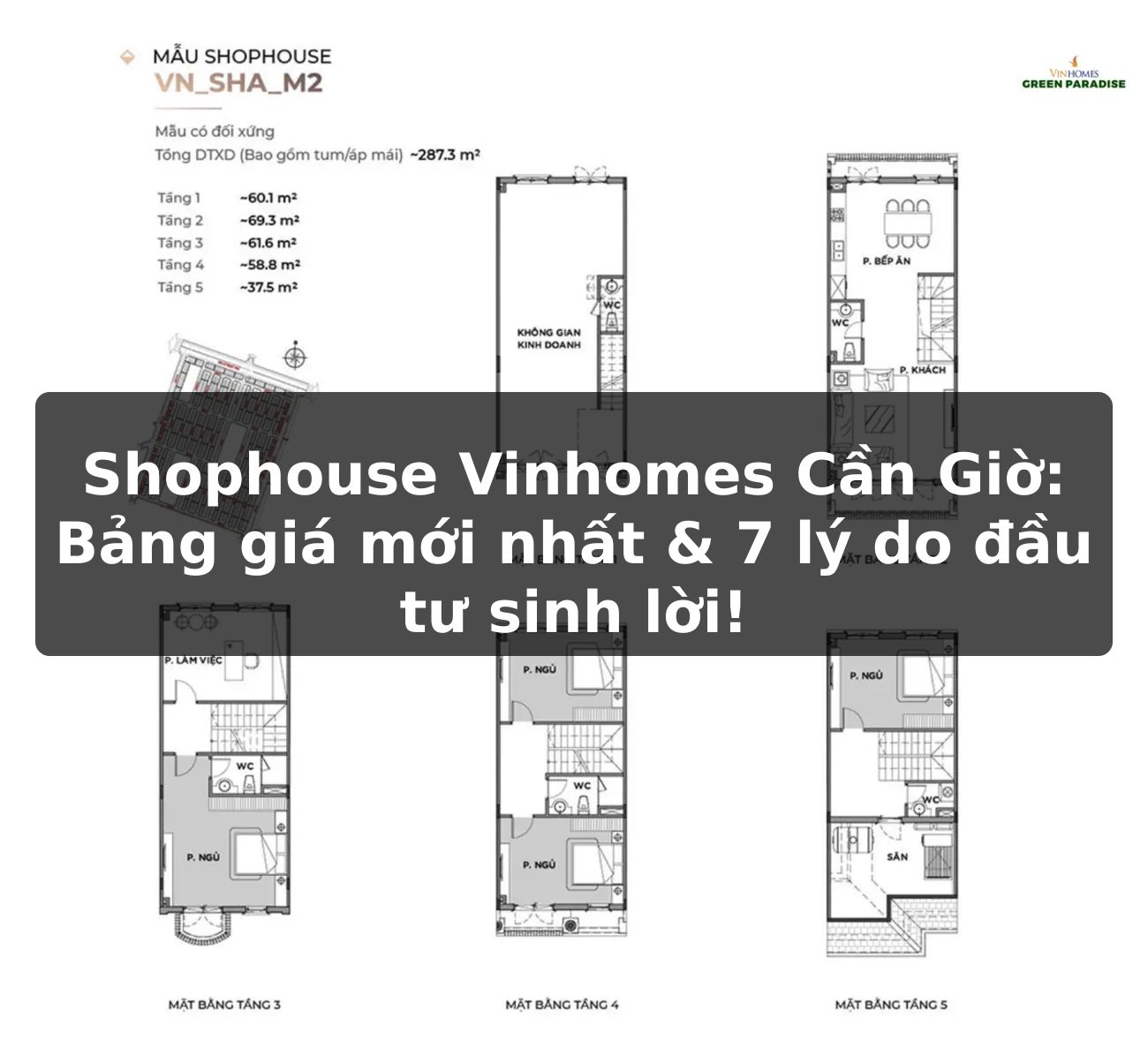 Shophouse Vinhomes Cần Giờ: Bảng giá mới nhất & 7 lý do đầu tư sinh lời!