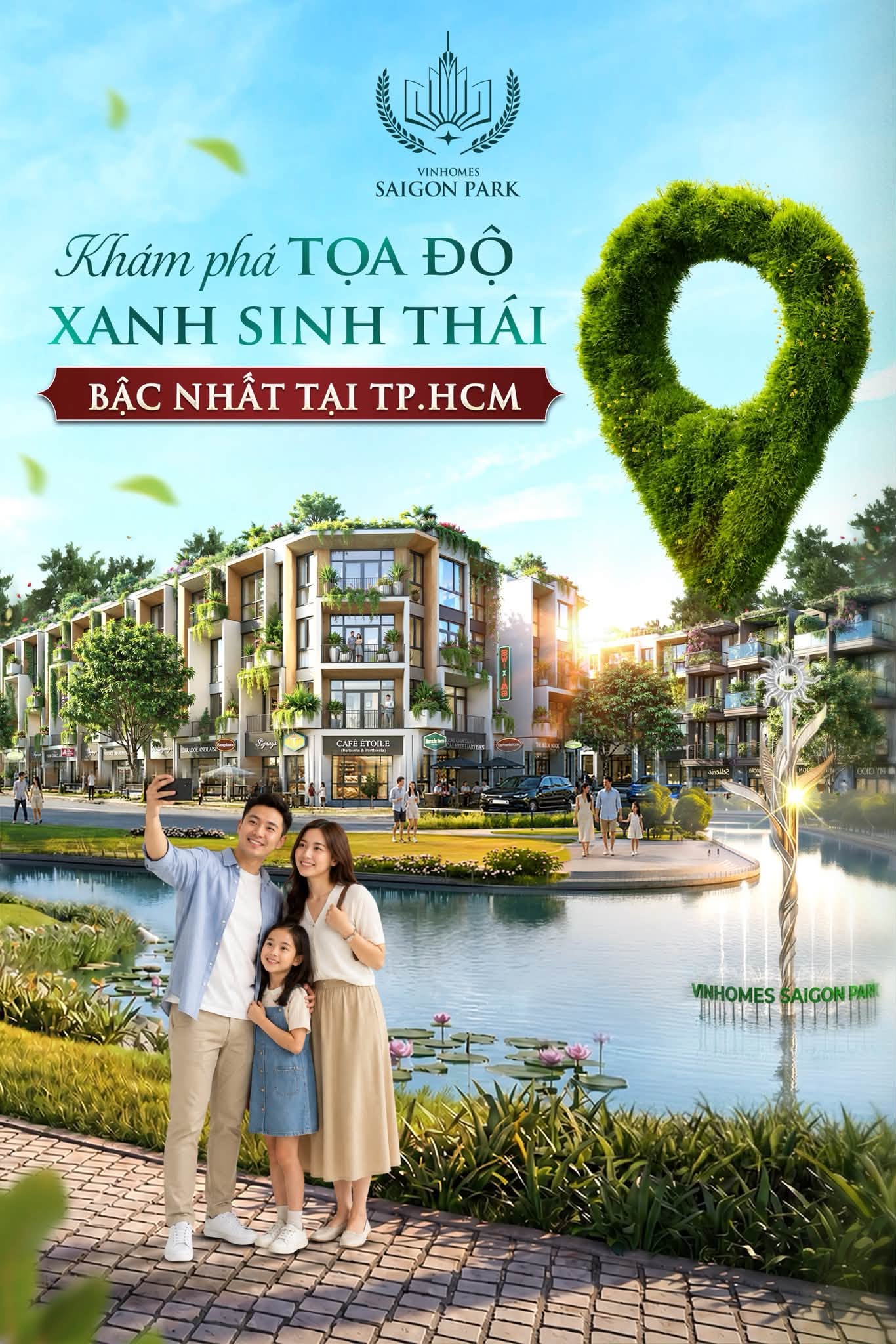 Vinhomes Hóc Môn: Không gian sống xanh, tiện ích hiện đại tại Tây Bắc TP.HCM