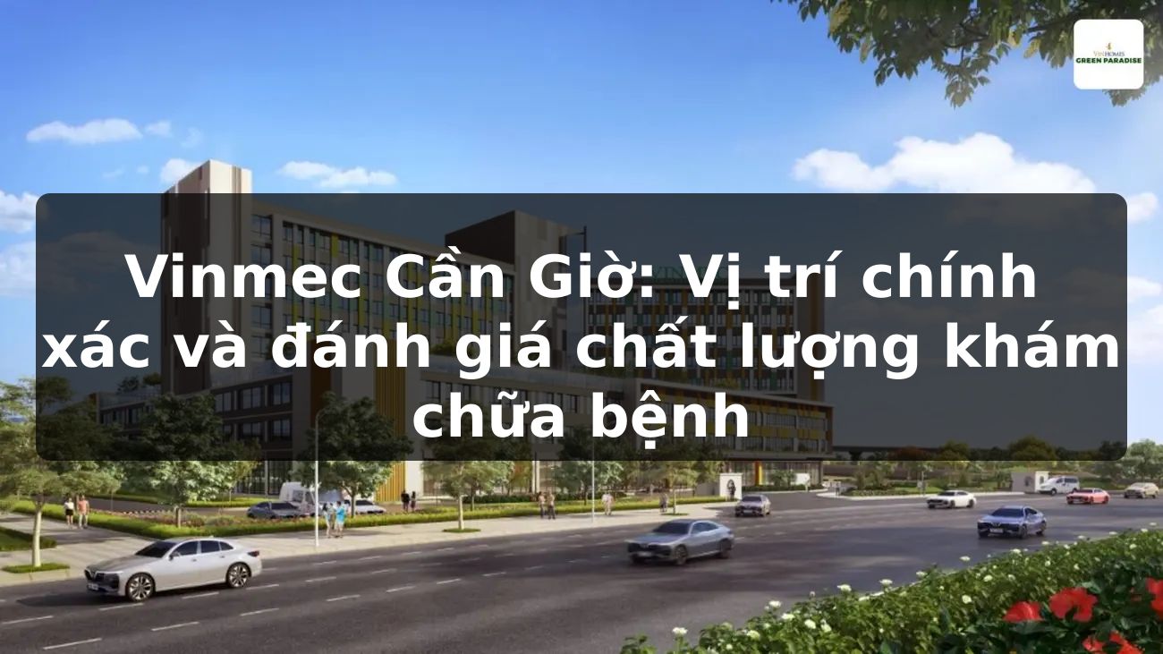 Vinmec Cần Giờ: Vị trí chính xác và đánh giá chất lượng khám chữa bệnh